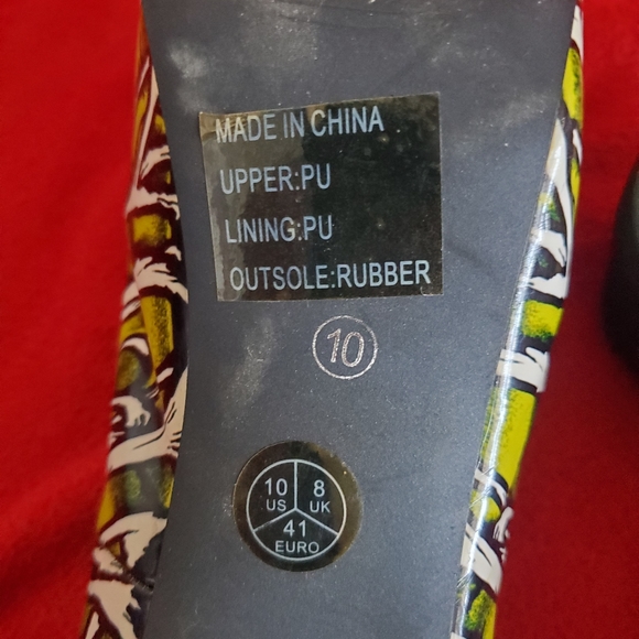 Too Fast Brand Smokin High Heel Shoes green zombie - Picture 12 of 13